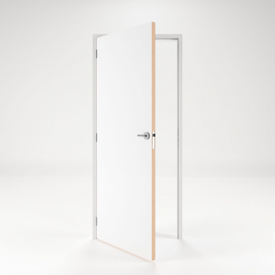 CanDo Deur-Kozijn Combinatie Basic 2A01 - Wit - Gegrond - Stomp - Rechts - 93x231,5cm - 56x115cm