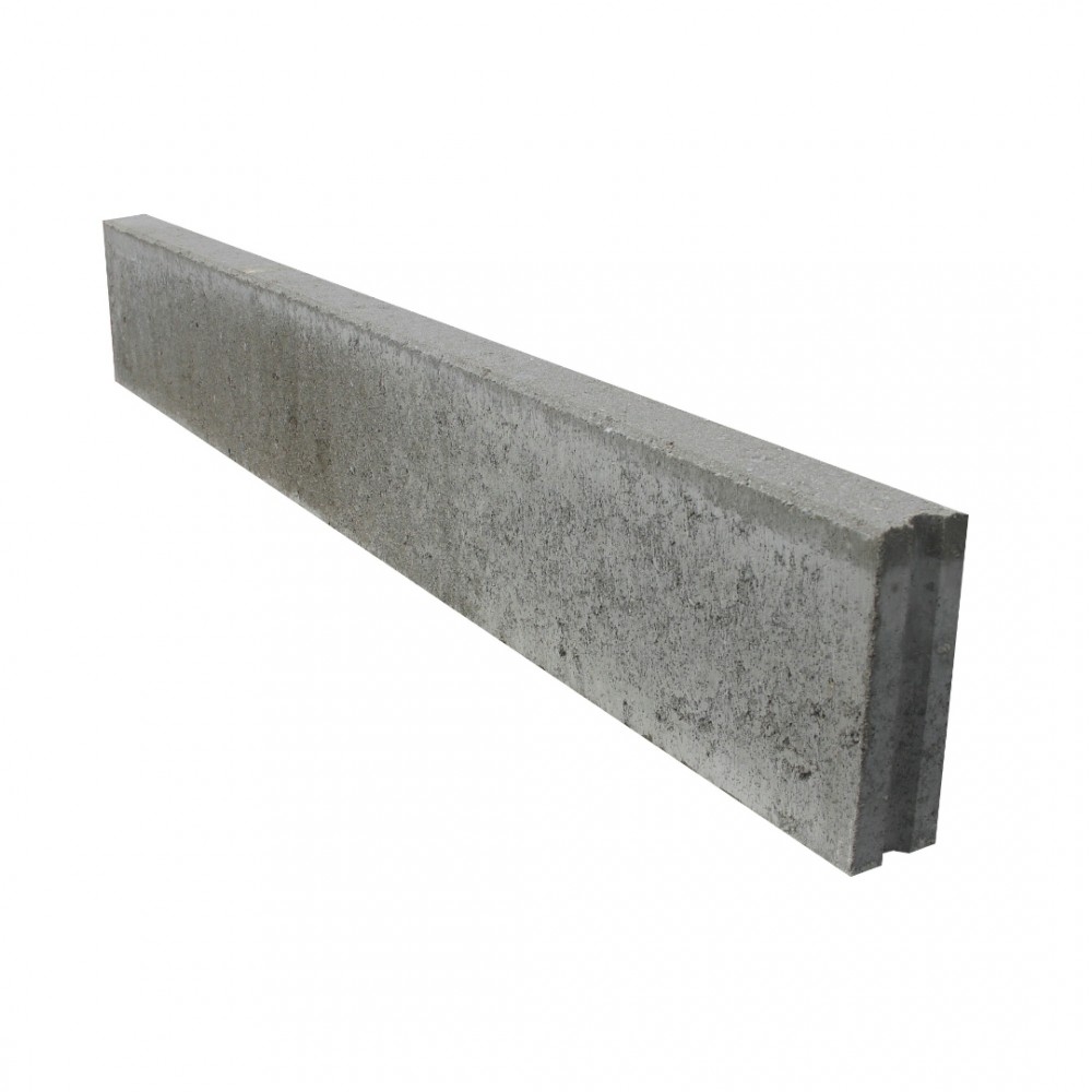 Opsluitband Beton grijs 100x20x6cm