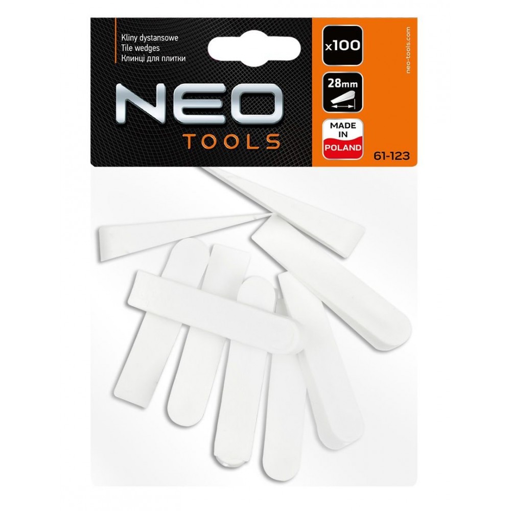 Neo Tools Tegelwig 28mm 100 stuks