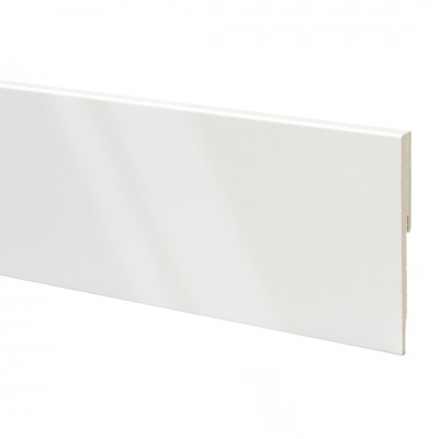 CanDo muurplint blok wit hoogglans 1,2 x 12 x 240 cm