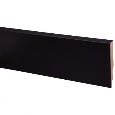 CANDO hoge plint blok clip zwart 1,8 x 12 240cm
