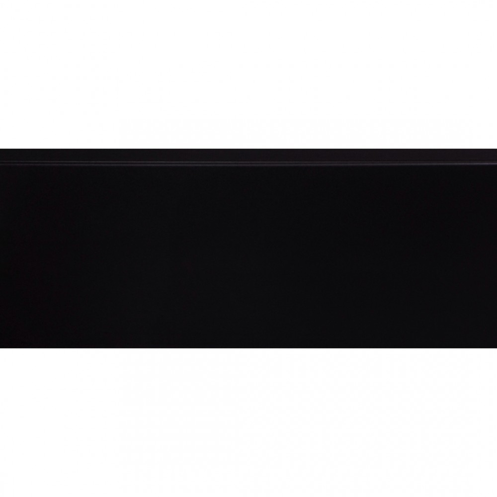 CANDO hoge plint blok clip zwart 1,8 x 12 240cm