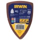 Irwin schuurvel voor multischuurmachines Bosch PSM, Skil, Lux, Metabo, zelfklevend K40/K80/K120/K180, 20 stuks