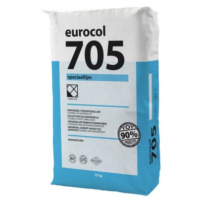 Eurocol 705 speciaallijm grijs 25kg