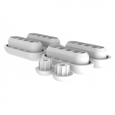 Schutte Buffer voor thermoset WC-bril, wit kunststof voor 82000, 823xx-serie