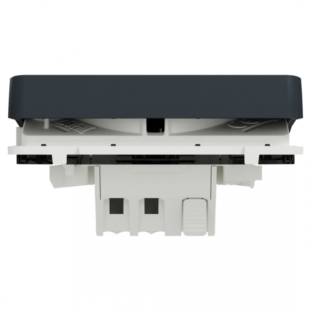 Schneider Mureva Styl schakelaar inbouw - spatwaterdicht - wissel - IP55 - 71 x 71 x 40 mm - antraciet