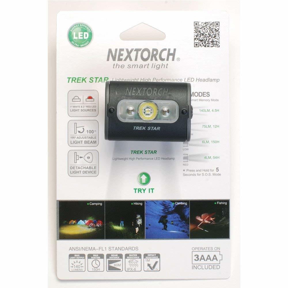 Nextorch Trek Star Hoofdlamp LED 220 lumen