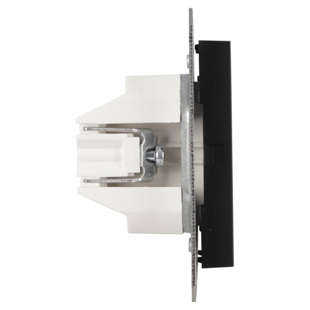 Q-Link S-Line blindplaat inbouw - zwart