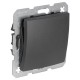 Berker S1 schakelaar inbouw - kruis - antraciet