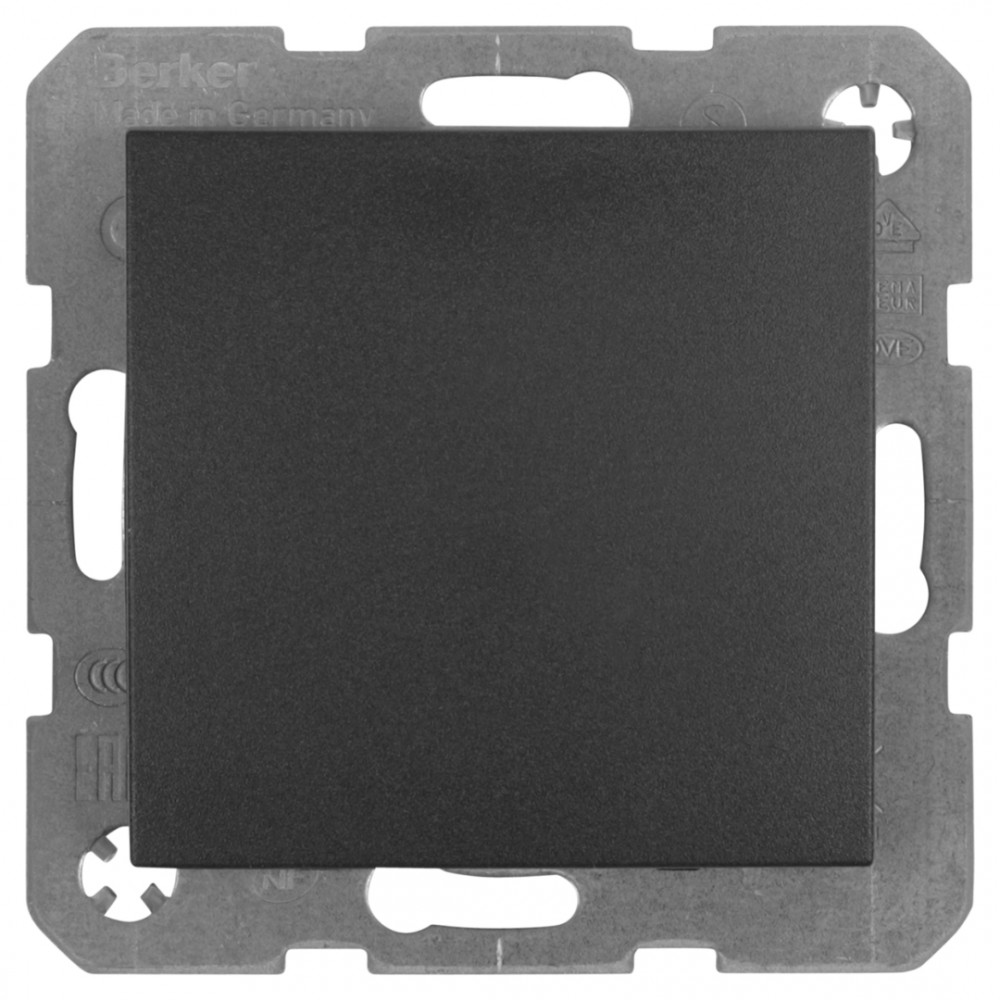 Berker S1 schakelaar inbouw - wissel - antraciet