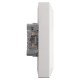Busch-Jaeger Balance contactdoos inbouw - 2-voudig - randaarde - polarwit