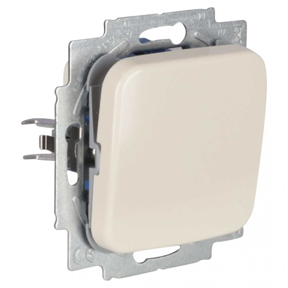 Busch-Jaeger SI schakelaar inbouw - impuls - maakcontact - crème
