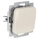 Busch-Jaeger SI schakelaar inbouw - impuls - maakcontact - crème