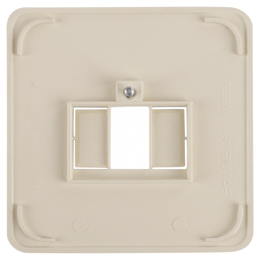 Peha Standard centraalplaat TAE/USB - crème