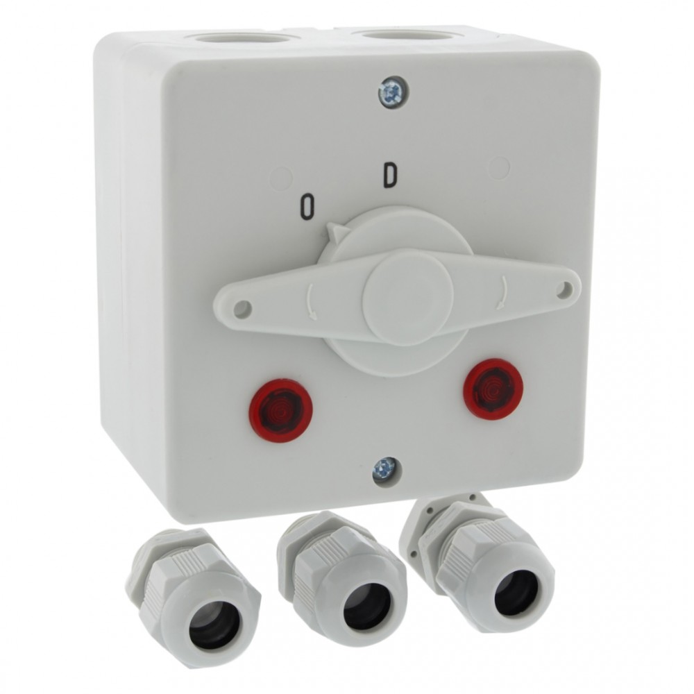 Q-link Wasmachine/droogmachineschakelaar grijs