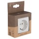 Busch-Jaeger Balance contactdoos inbouw - 1-voudig - randaarde - polarwit