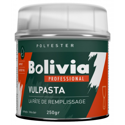 Bolivia U2 Polyesterplammuur Vulpasta grijs 250 gram