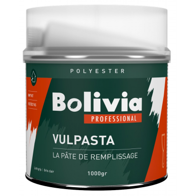 Bolivia U2 Polyesterplammuur Vulpasta grijs 1000 gram    