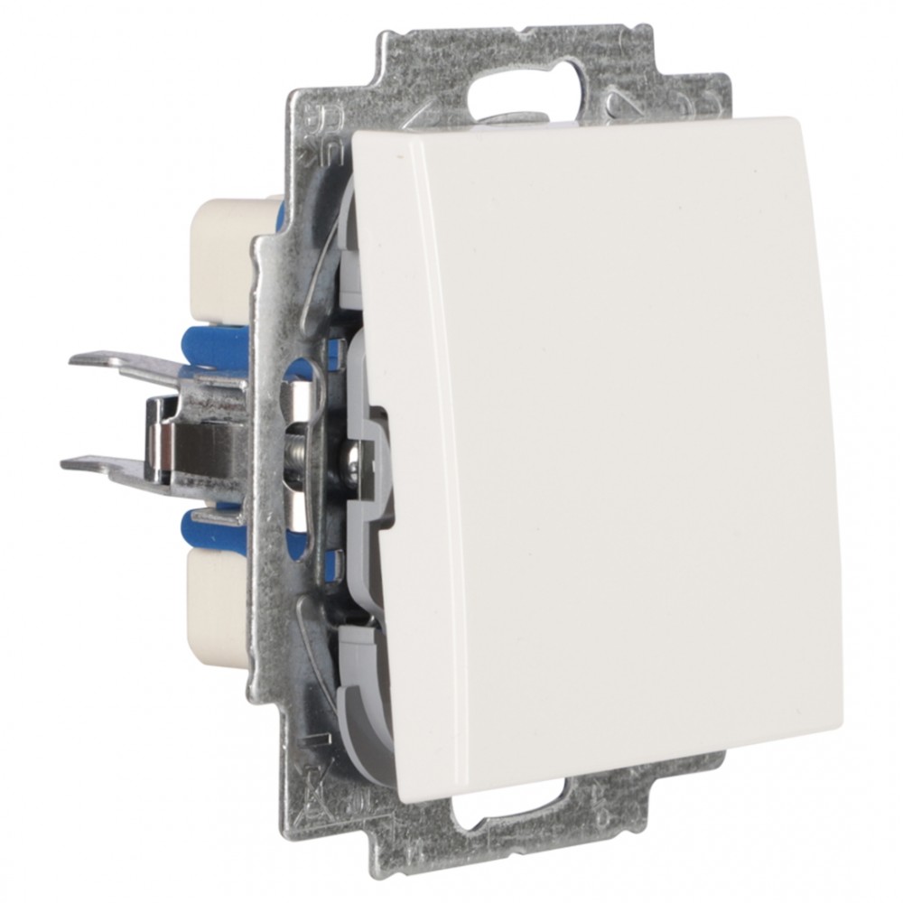 Busch-Jaeger Balance schakelaar inbouw - kruis - polarwit