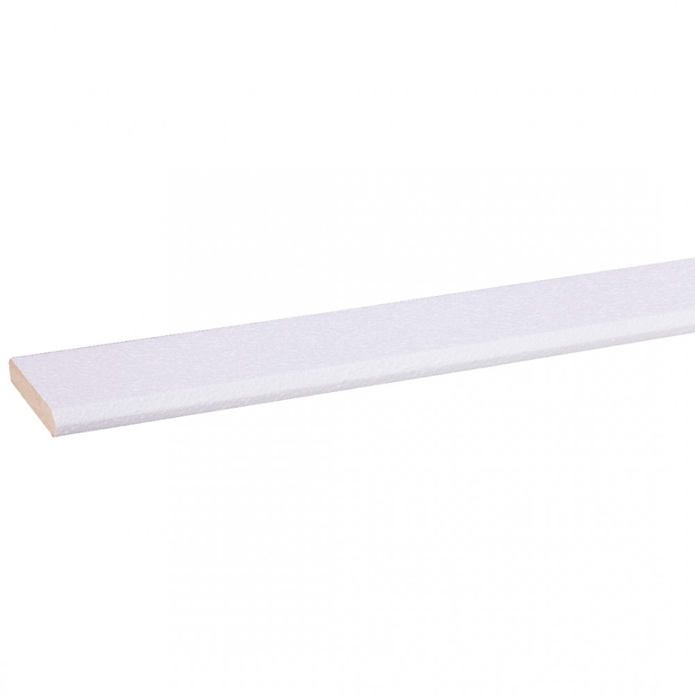 Agnes plint MDF wit stuc 8x45 mm 260 cm