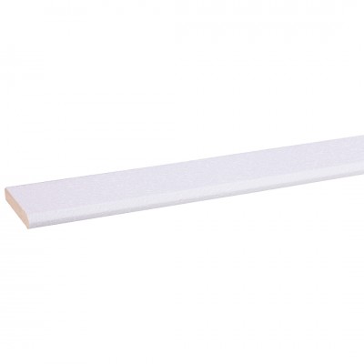 Agnes plint MDF wit stuc 8x45 mm 260 cm