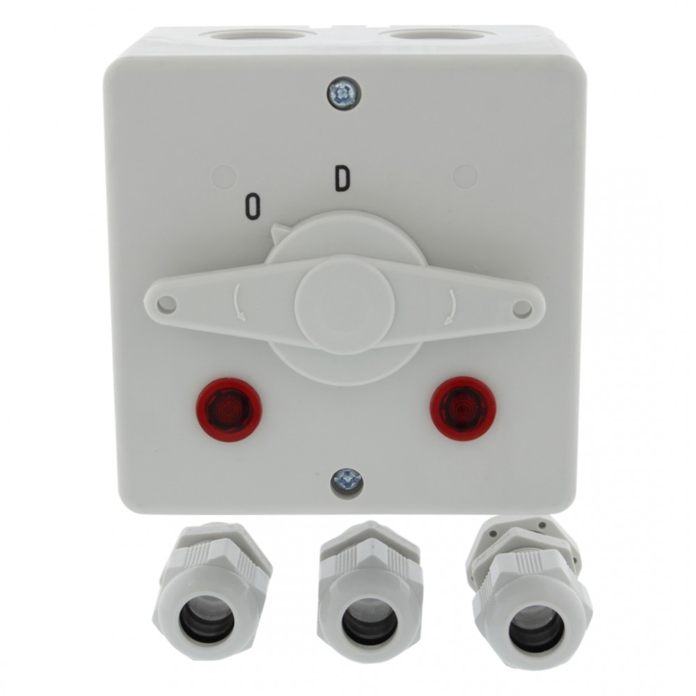 Q-link Wasmachine/droogmachineschakelaar grijs