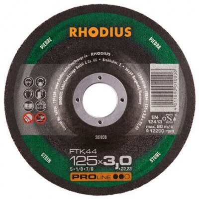 Rhodius Doorslijpschijven FTK44 - Kom 100 x 2,0 x 16,0 mm