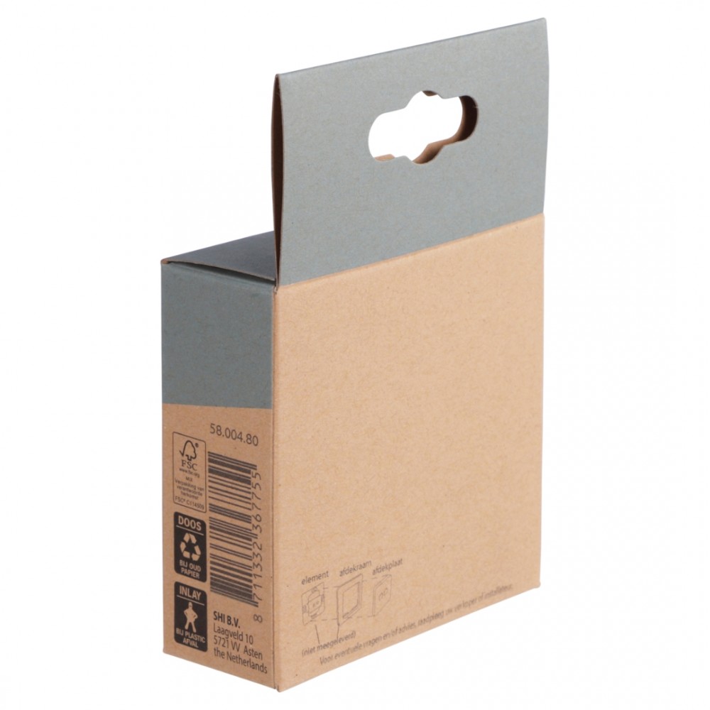 Berker S1 centraalplaat telefoon/data - 2 x 8-polig - antraciet