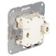 Jung AS500 schakelaar inbouw - impuls - 1-polig - maakcontact - polarwit