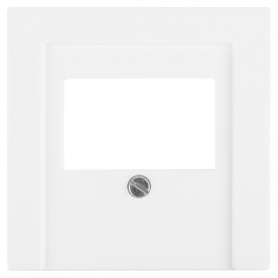 Jung AS500 centraalplaat TAE/USB - polarwit