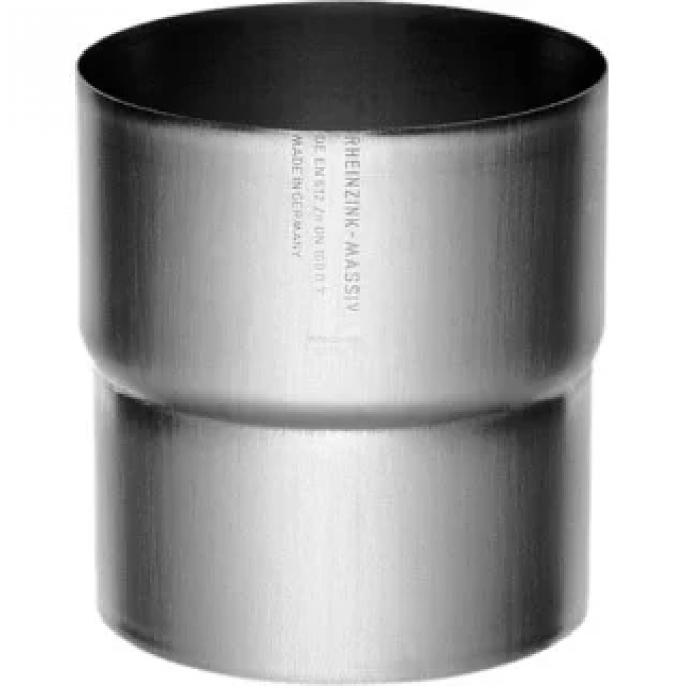 Zink hemelwaterafvoer mof naadloos 80mm