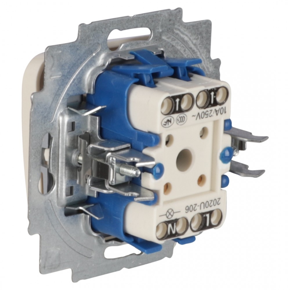 Busch-Jaeger SI schakelaar inbouw - impuls - maakcontact - crème