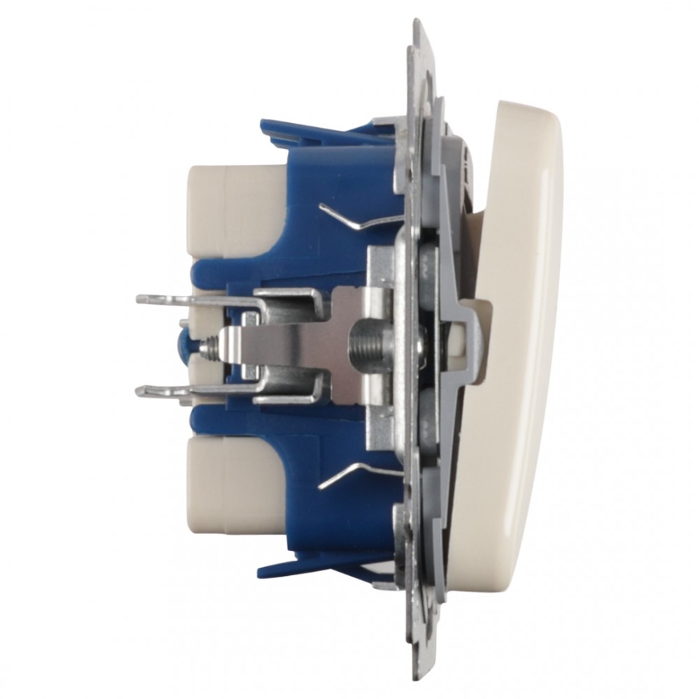 Busch-Jaeger SI schakelaar inbouw - impuls - maakcontact - crème