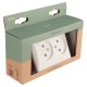 Peha Standard contactdoos inbouw - 2-voudig - polarwit