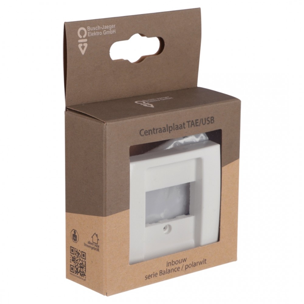 Busch-Jaeger Balance afdekplaat TAE/USB - polarwit