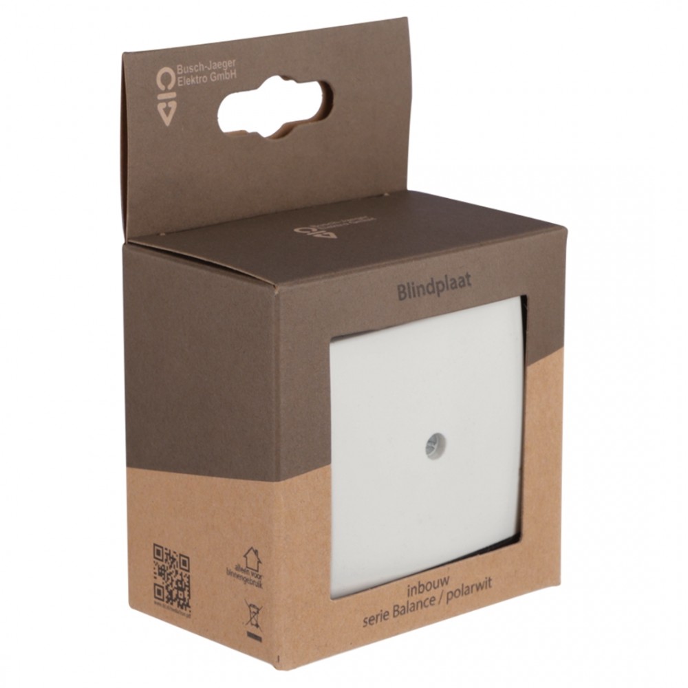 Busch-Jaeger Balance blindplaat inbouw - polarwit