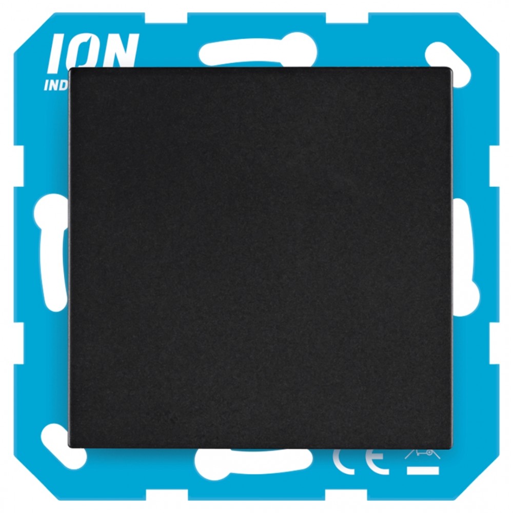 ION Industries V1/J1 blindplaat - mat zwart