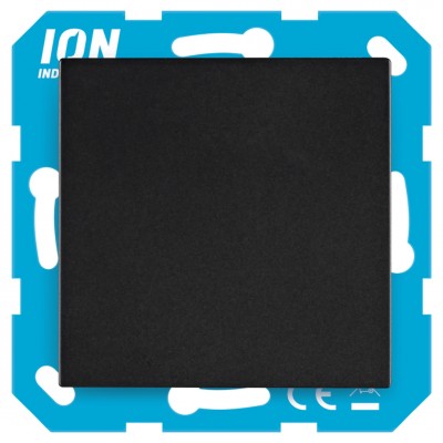 ION Industries V1/J1 blindplaat - mat zwart