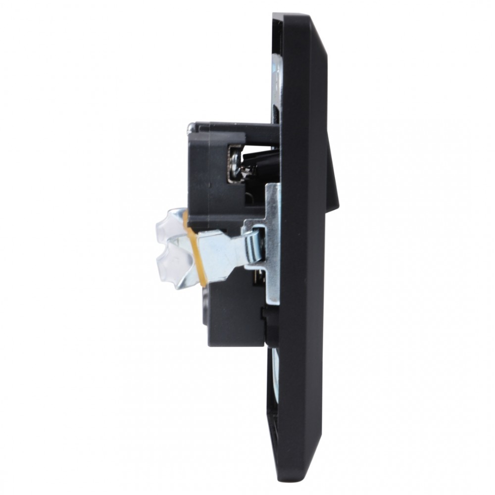 Q-Link combinatie inbouw - serie - met schakelaar - zwart