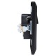 Q-Link combinatie inbouw - serie - met schakelaar - zwart