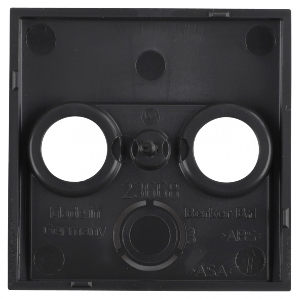 Berker S1 centraalplaat radio/tv - antraciet