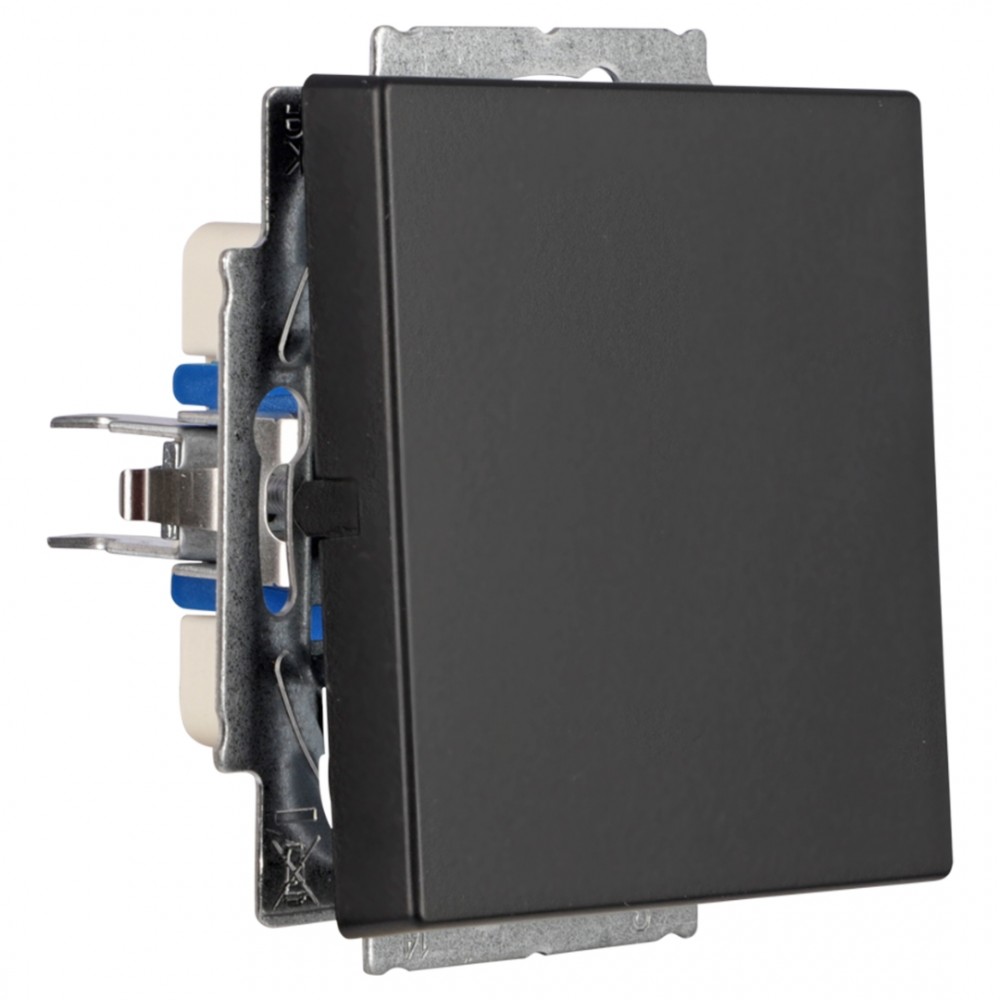 Busch-Jaeger Future Linear schakelaar inbouw - kruis - zwart