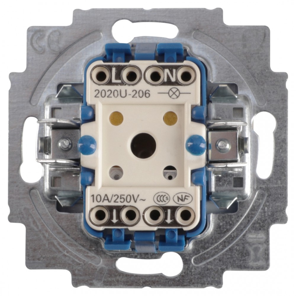 Busch-Jaeger Reflex schakelaar inbouw - impuls - maakcontact - polarwit