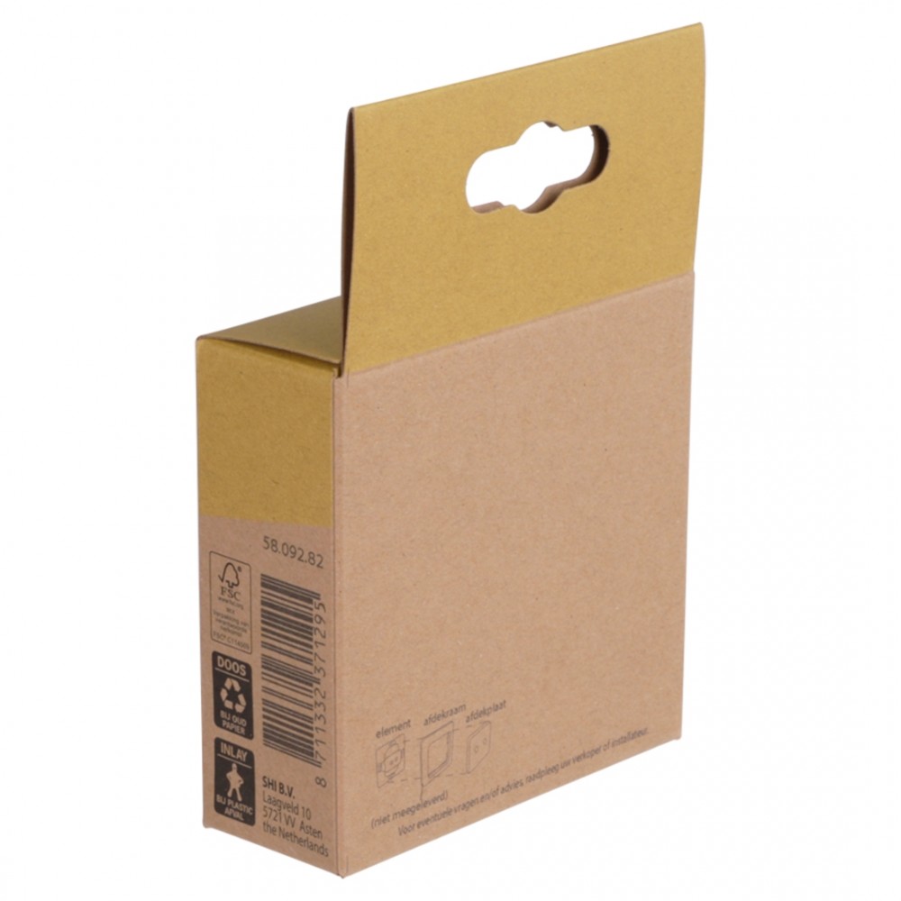 Gira E2 centraalplaat radio/tv - zwart