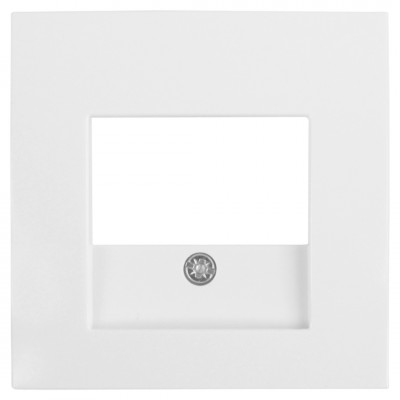 Berker S1 afdekplaat TAE/USB - polarwit