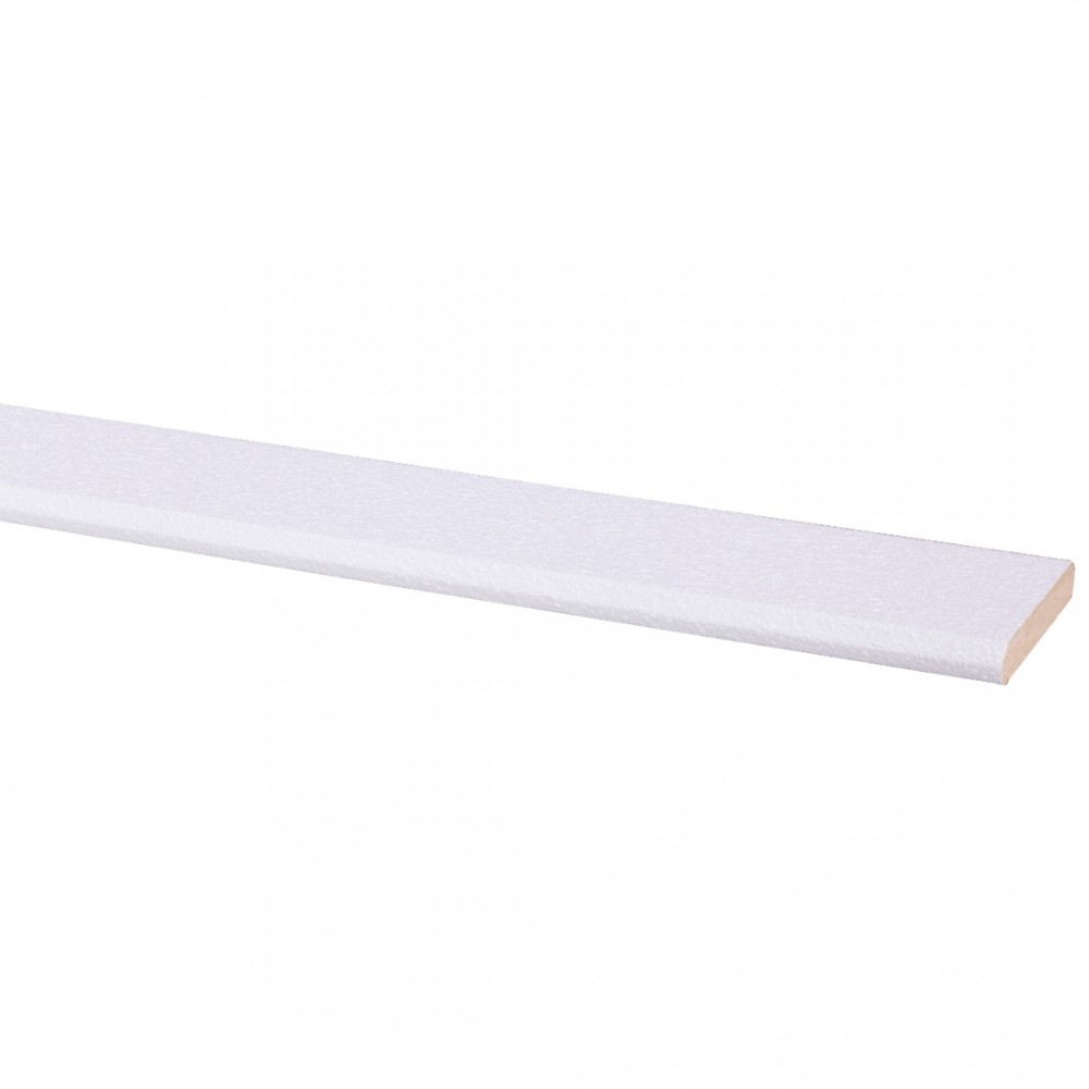 Agnes plint MDF wit stuc 8x45 mm 260 cm