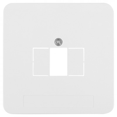 Peha Standard centraalplaat TAE/USB - polarwit