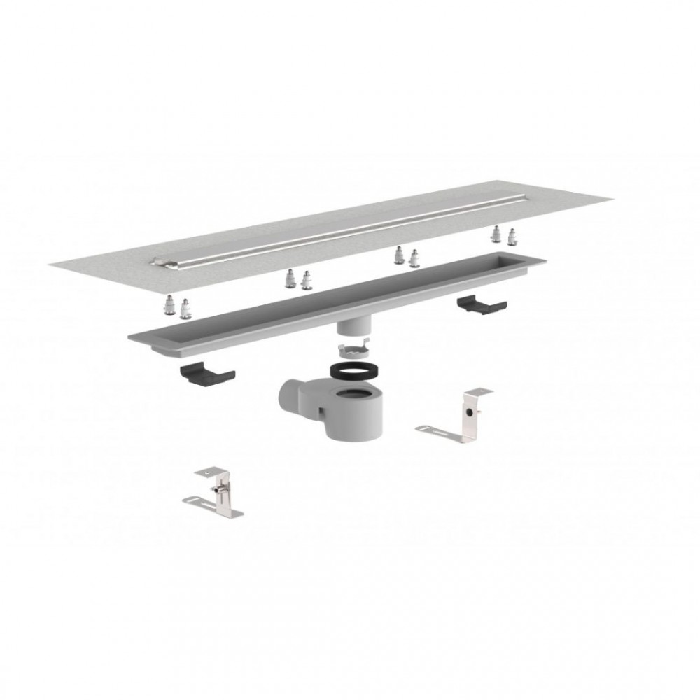 Schutte Douchegoot, 900 mm, met Roestvrijstalen afdekking