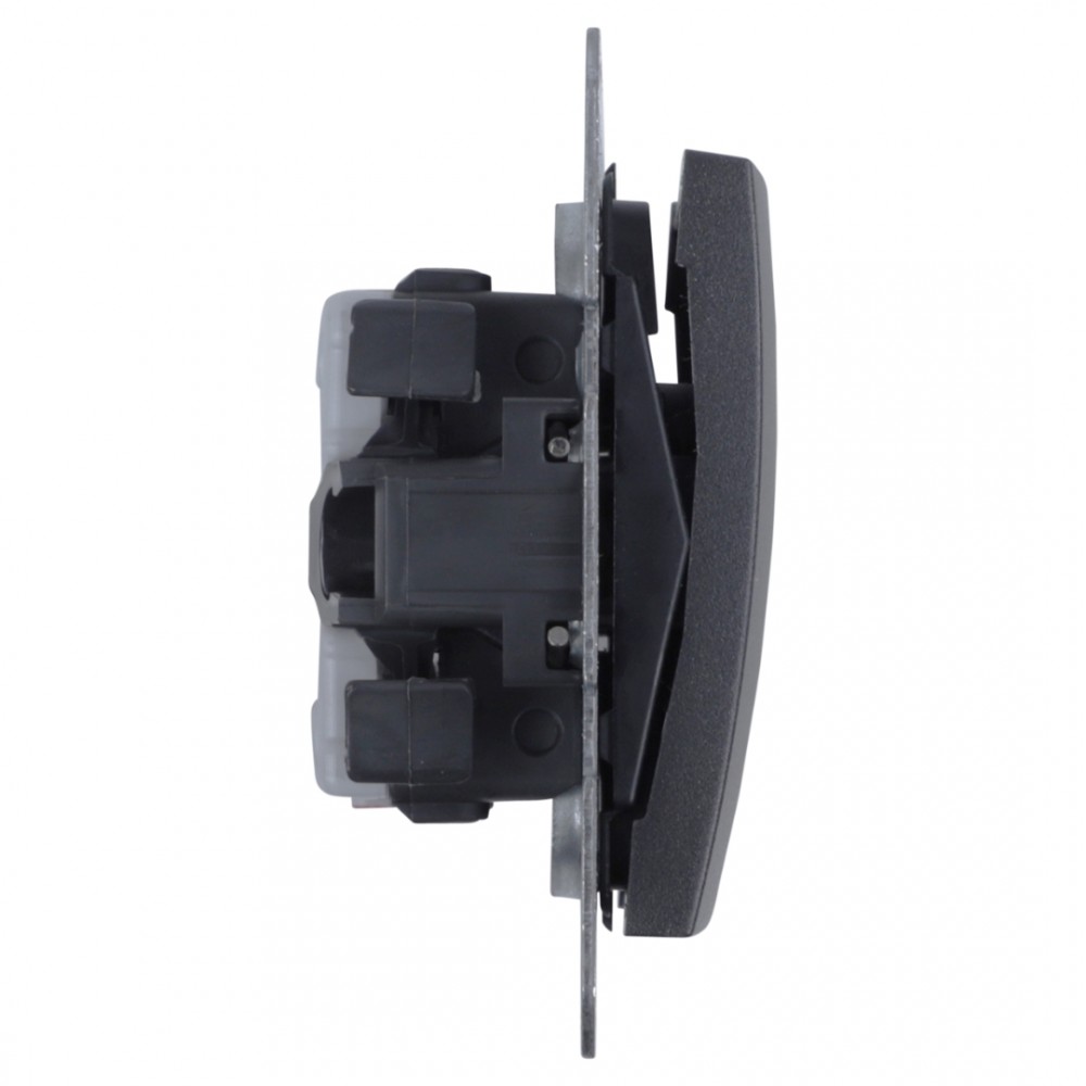 Berker S1 schakelaar inbouw - wissel - antraciet