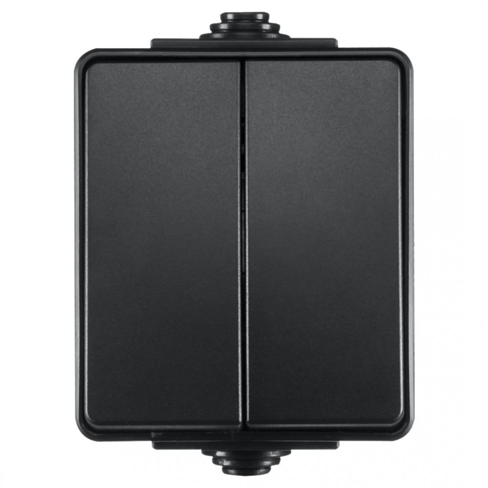 ION industries schakelaar spatwaterdicht - opbouw - serie - IP55 - zwart